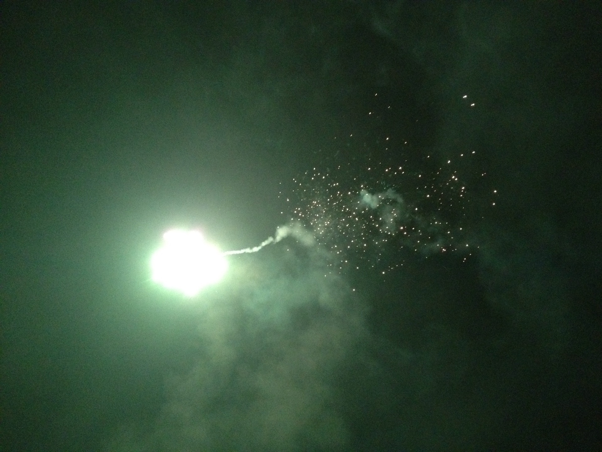 ein Feuerwerk