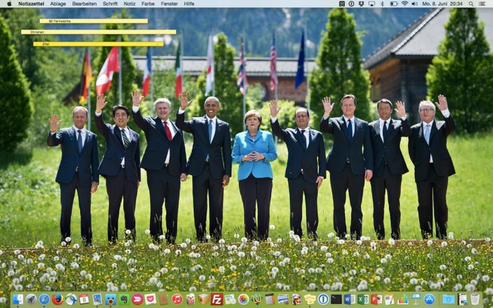Hintergrundbild - G7 Gipfel 2015 in Elmau