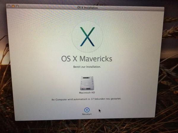 Mavericks Installation