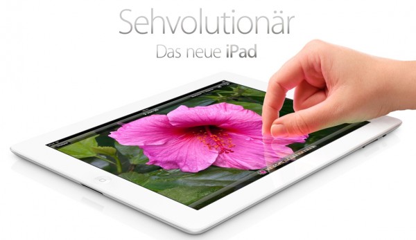 The new iPad. Bild: www.apple.com/de/ipad