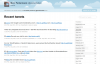 Tweet Nest - Startseite der archivierten Tweets
